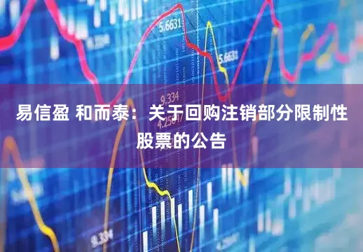 易信盈 和而泰：关于回购注销部分限制性股票的公告