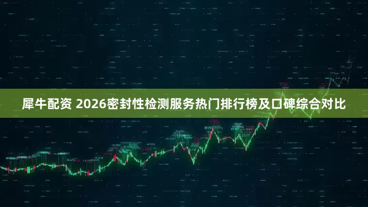 犀牛配资 2026密封性检测服务热门排行榜及口碑综合对比